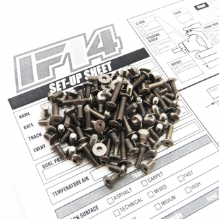 IF14 Titanium Hex Socket Screw Set 