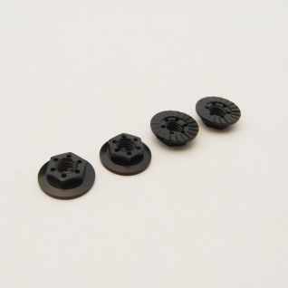 M4 Alloy Serrated Wheel Nut-11mm (Thin type)