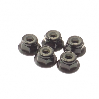 4mm Alloy Flange Nylon Nut