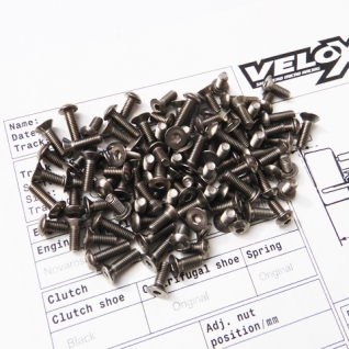 V8 EC 2015 Titanium Hex Socket Screw Set