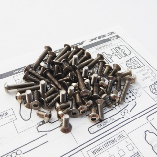 XB2C'19 Titanium Hex Socket Screw Set