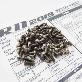 R11'19 Titanium Hex Socket Screw Set
