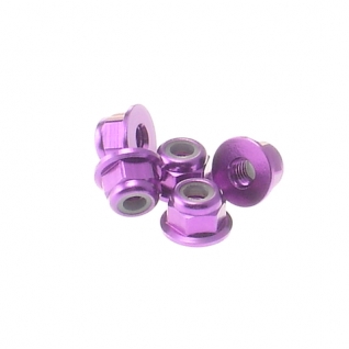 3mm Alloy Flange Nylon Nut