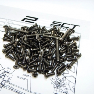 TLR 22SCT (Mid Motor) Titanium Hex Socket Screw Set