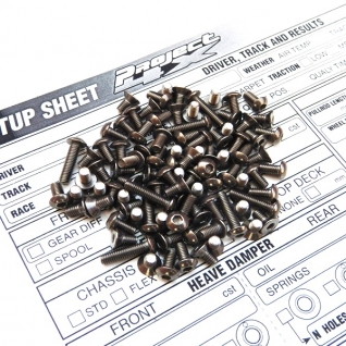 4X Titanium Hex Socket Screw Set