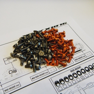 X10'16 Titan & Alum Hex Socket Screw Set