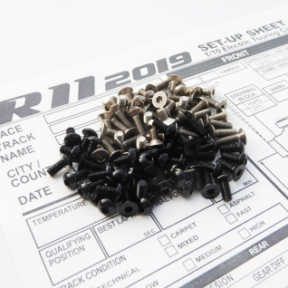 R11'19 Titan/Alum Hex Socket Screw Set
