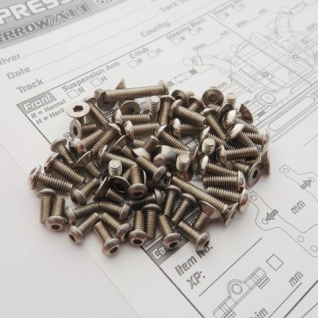 ARROW AT1 Titanium Hex Socket Screw Set