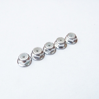 2mm Alloy Flange Nylon Nut