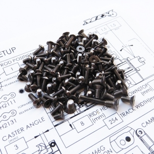 MRX-6 Titanium Hex Socket Screw Set