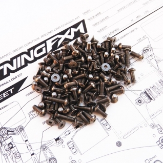 Lightning FXM Titanium Hex Socket Screw Set