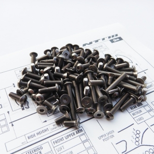 NT1'18 Titanium Hex Socket Screw Set