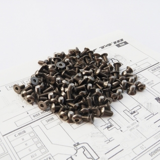 T4'18 Titanium Hex Socket Screw Set