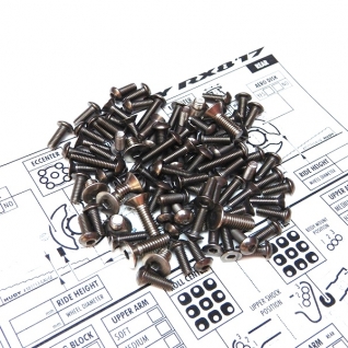 RX8'17 Titanium Hex Socket Screw Set
