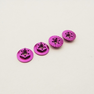 4mm Alloy Serrated Wheel Nut-11mm (Thin type)