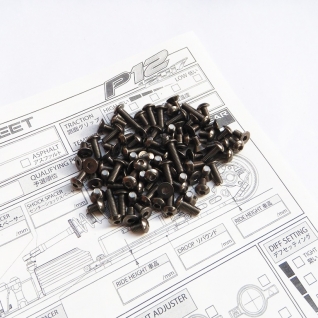 P12 2017 Titanium Hex Socket Screw Set