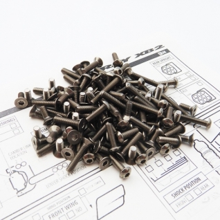 XB2C'18 Titanium Hex Socket Screw Set