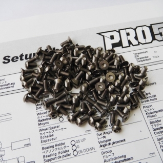 PRO5 Titanium Hex Socket Screw Set