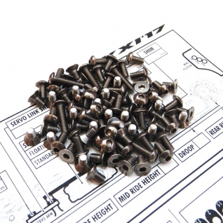 X1'17 Titanium Hex Socket Screw Set